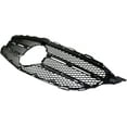 thumbnail image 3 of Bumper Grille Compatible With 2015-2020 Mercedes Benz C300 2015 C400 Front Textured Black, 3 of 3
