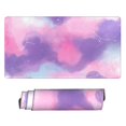 thumbnail image 2 of ZNDUO Large Rubber Mouse Pad Non-slip Desk Mat Watercolor Abstract Starry Night Rubber Desk Pad Mousepad Keyboard Pad for Home Office, 15.8" x 29.5", 2 of 9