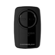 Chamberlain KLIK5U-BK2 Clicker Black Universal Garage Door Remote Two Button with Visor Clip