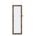 thumbnail image 3 of Irene Inevent Jewelry Cabinet Wall Mounted Jewelry Storage Organizer Velvet Interiors Key Lock Display Shelf, 3 of 10