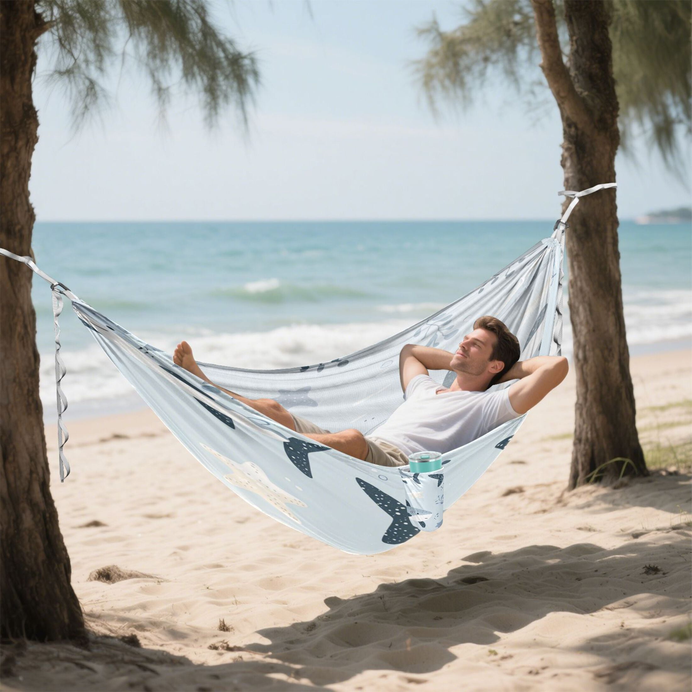 Hammock Camping Hammock Nylon Portable Hammock Travel Camping Hammock Cool Shark
