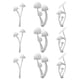 thumbnail image 1 of FELTECHELECTR 9 piezas de abalorios de setas pequeñas realistas para jardín, figuritas de setas, setas pequeñas, 1 of 5