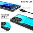 thumbnail image 4 of ExoGuard For Samsung Galaxy A53 Case, Phone Case with Screen Protector and Kickstand (Blue), 4 of 8