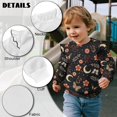 thumbnail image 7 of Xoenoiee Butterfly Moon Flower Print Toddler Sweatshirt Girl Long Sleeve Shirt Graphic Crewneck T-Shirts for Little Girls Athletic Workout Pullover Hoodie, Size 7-8 Years, 7 of 7