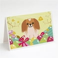 thumbnail image 1 of Cartes de Vœux et Enveloppes Ufs de Pâques Rouges et Blancs - Lot de 8, 1 of 1
