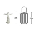 thumbnail image 2 of Design Toscano Se Prélassant dans la Gloire de Dieu Petite Fille Statue de Jardin Extérieure, Grande, 75 cm, Polyrésine, Pierre Bicolore, 2 of 8