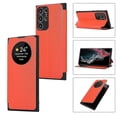 thumbnail image 1 of Case for Samsung Galaxy S24, Smart Sleep/Wake Up Function View Window Premium Leather Flip Cover with Card Slot, Kickstand Wireless Charging, 1 of 5