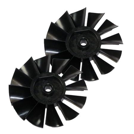 Porter Cable C2002 Air Compressor 2 Pack Replacement 8mm Motor Fan - D24595-2PK