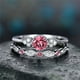 thumbnail image 1 of Anillos para mujer, regalos para mujer, conjunto de 2 piezas de joyería de diamantes de moda para mujer, talla 5-10, anillo, 1 of 2