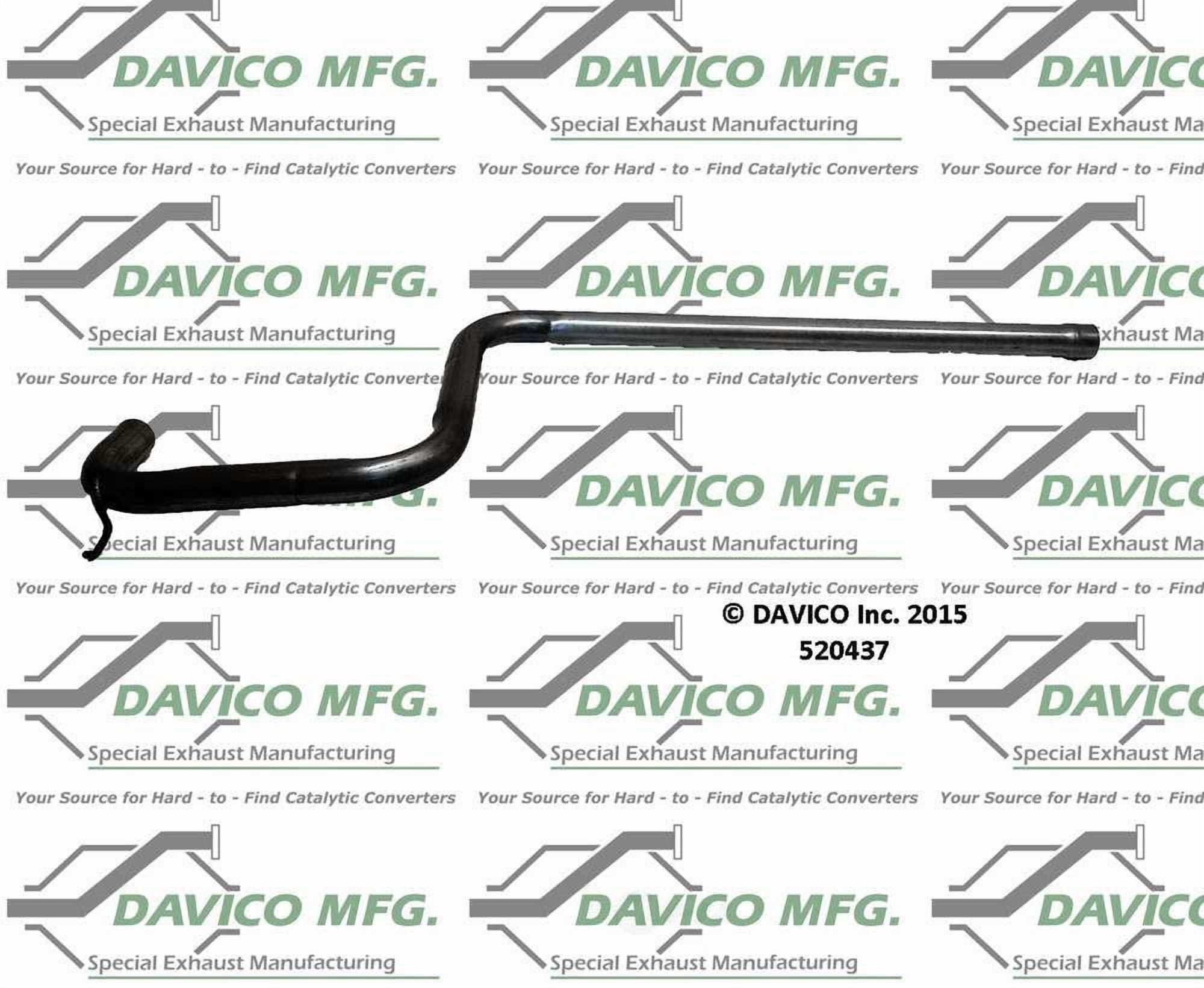 Davico Mfg 520437 Exact-Fit Exhaust Pipe