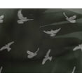 thumbnail image 4 of oneOone Georgette Viscose Fabric Bird Ikat Print Sewing Fabric BTY 42 Inch Wide, 4 of 4