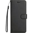 thumbnail image 5 of Retro Solid Color Wallet Case for Xiaomi Poco X4 Pro 5G, Business Fashion PU Leather w/Kickstand with Card Holder Flip Phone Cover for Xiaomi Poco X4 Pro 5G CS Black, 5 of 14