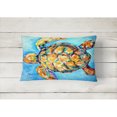 thumbnail image 2 of Carolines Treasures MW1150PW1216 Sand Dance Turtle Canvas Fabric Decorative Pillow 12H x16W multicolor, 2 of 3
