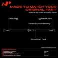 thumbnail image 3 of A-Premium Rear Complete Drive Shaft Prop Shaft Driveshaft Assembly Compatible with Toyota Tundra 2000 2001 2002 2003 2004 4.7L, 4WD, Replace# 3710034051, 3710034050, 3 of 10
