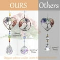 thumbnail image 4 of KY 3pcs Tree of Life Chakra Crystal Suncatcher Windows Hanging Gloden Sun Catchers Decor with Prisms for Car, Feng Shui House Warming Gift for Home, 4 of 7
