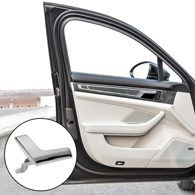 WHAMVOX Manija Plástica Para Puerta Interior De Ergonómico Acabado Plateado