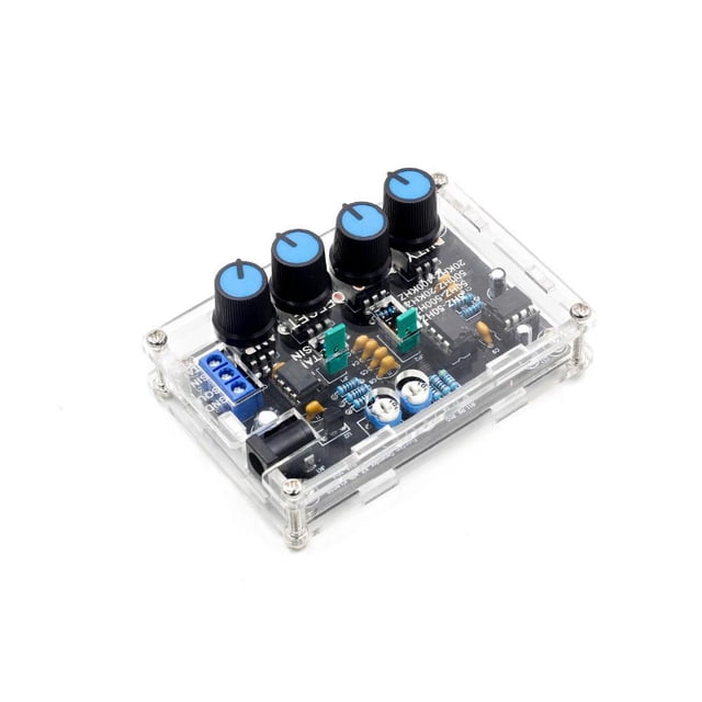Kit de bricolaje de generador de señal , ICL8038 Kit de bricolaje de generador de señal de alta precisión Sine Square Sawtooth Salida 5Hz ~ 400kHz