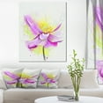 thumbnail image 1 of Beautiful Purple Flower with Yellow - Flowers Canvas Wall Artwork, 1 of 4