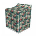 thumbnail image 1 of Leaf Washer Cover, Summer Beach Holiday Themed Hibiscus Plumeria Crepe Ginger Flowers, Suitable for Dryer and Washing Machine, 29" x 28" x 40", Dark Green Green, by Ambesonne, 1 of 3