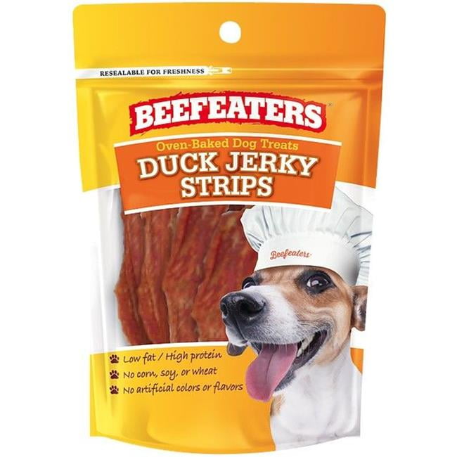 Beefeaters Bfe02292 24 Oz Oven Baked Duck Jerky Strips Dog Treat For Dog Walmart Com