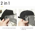 thumbnail image 3 of serony Casquette de Protection Faciale Unisexe Détachable Visière Transparente Casquette de Protection Faciale, 3 of 9