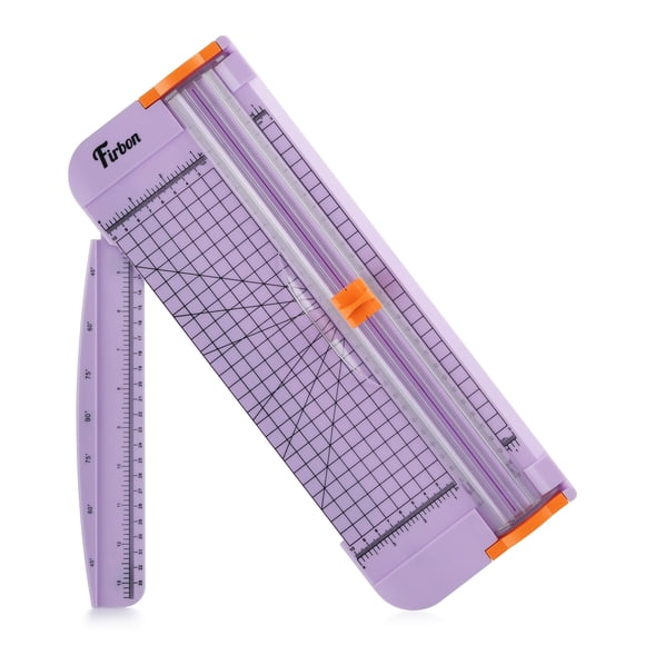 Cortador de papel Firbon, color morado, tamaño A4, con 31 cm de ancho de corte