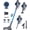 Blue, variant on Lazyswan FABULETTA Cordless Vacuum Cleaner, 35KPa Powerful Suction, 50min Runtime, Self-Standing, Lightweight 3.5lbs, HEPA Filtration, for Pet Hair/Hardwood Floor/Carpet