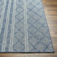 thumbnail image 4 of Mark&Day Outdoor Rugs, 2x3 Christophr Global Indoor/Outdoor Navy/Cream Area Rug, Non Shedding Blue Beige Carpet for Patio, Porch, Deck, Bedroom, Living Room or Kitchen (2' x 3'), 4 of 4