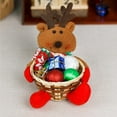thumbnail image 2 of NSESSHome Elk Candy Basket Xmas Basket Xmas Candy Serving Basket Christmas Treat Containers Holiday Candy Basket Novelty Candy Basket Deer Candy Basket, 2 of 3