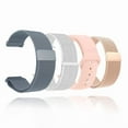 thumbnail image 2 of 18 mm 20 mm 22 mm metallrem för Garmin Vivoactive 3 4 4s Band Watch Venu 2 2s SQ Forerunner 645 Armband Silikonögla Nylon handled Metal Rose Gold, 2 of 5