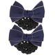 thumbnail image 2 of 2pcs Women Headdress Professional Snoods Hair Net with Bow for Girls, 2 of 3