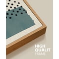 thumbnail image 3 of SHENIFY large 24x36in3pcs Natural Framed Boho Abstract Wall Art Mid-Century Color Block Shape Illustrations Modern Minimalist Painting Decorative Artwork, 3 of 6