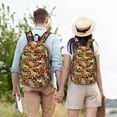 thumbnail image 4 of Easygdp Sloth on the Branch Mochila de Lona Resistente para Laptop, Compatible con Laptops de 15 a 17 pulgadas, Ideal para Escuela, Trabajo y Viajes-Medium, 4 of 5