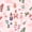Off White Pink, variant on Erosebridal Christmas Tree Twin Quilt Set, Vintage Script Twin Coverlet Set, Cream Yellow, 2pcs, 1 Bedspread and 1 Pillowcase