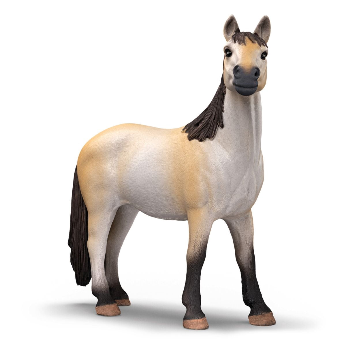 Schleich Farm World - 4pc Horse Stall & Mare Toy Set for Kids - Customizable Write-On Name Tag for Realistic Stall - Farm Animal Toys - Interactive Play for Kids Ages 3+ 42724