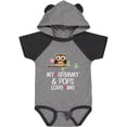 thumbnail image 3 of Inktastic Grammy and Pops Love Me Owl Girls Baby Bodysuit, 3 of 5