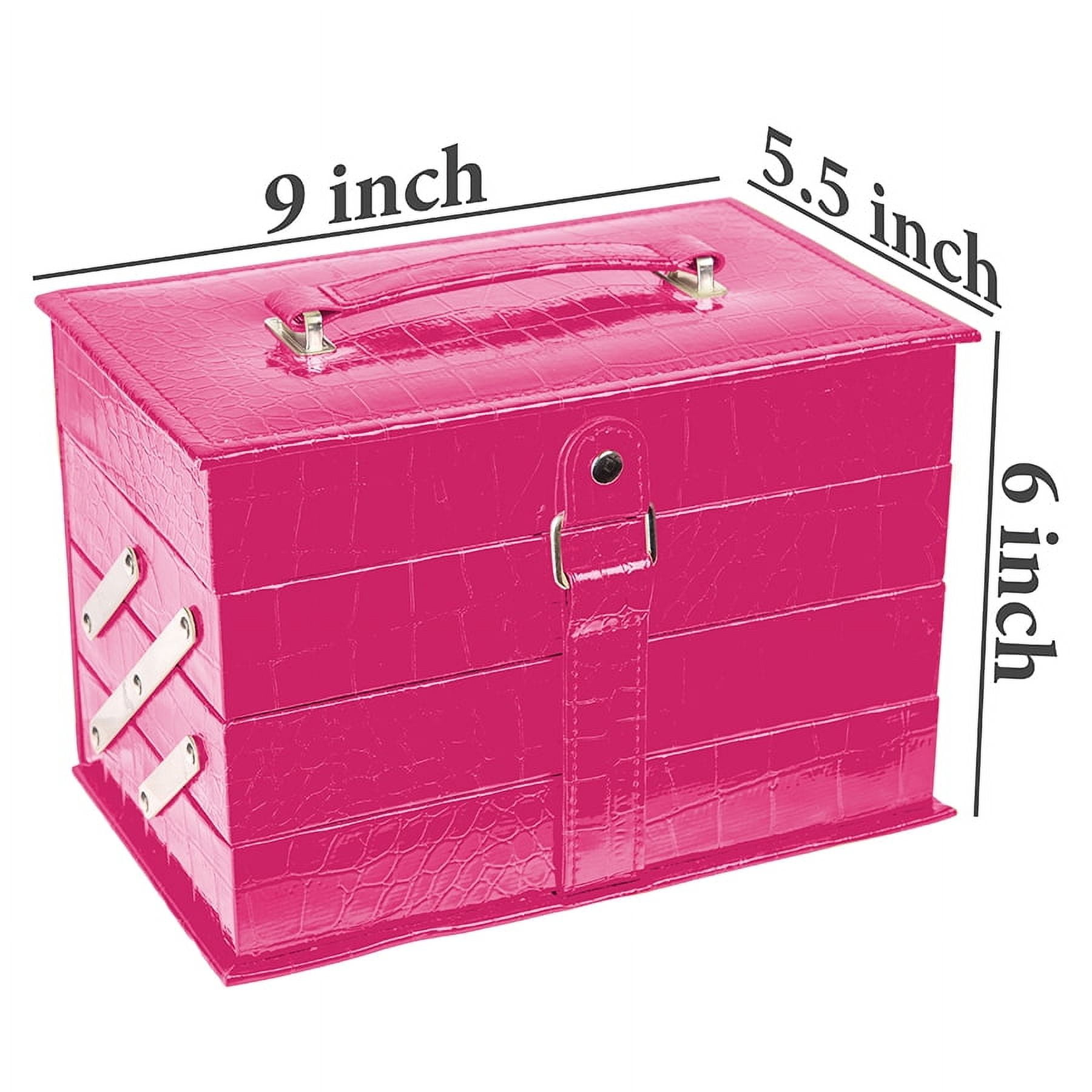 SHANY All In One Makeup Set, 67 Colors Eyeshadow, Blushes, Face Powder, Lipstick , Eye liners, Make up Pencils and Cosmetics Mirror - Makeup Kit With Reusable Beauty Organizer Train Case  - Pink