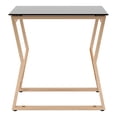 thumbnail image 2 of Furniture of America Abair 2-Piece Glass Top Nesting Table in Gold, 2 of 7