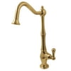 Kingston Brass KS1192AL Heritage Cold Water Filtration Faucet, Polished Brass