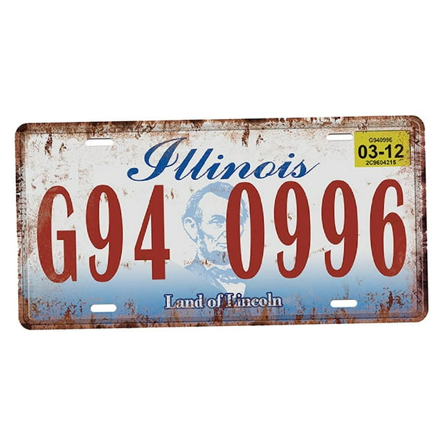 Varios 15 *30 Cm Serie De licencias De Matrícula De Automóviles Vintage Metal Tin Sign licencia De Pared Pub Garaje Colco Letrero de metal de hojalata retro