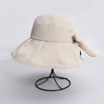 thumbnail image 5 of CoCopeanut Topi Katun Baru Pita Pantai untuk Wanita Topi Wanita Topi Ember Wanita Topi Musim Panas Wanita Anti UV Panama Topi Pantai Musim Panas Viseira, 5 of 6