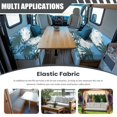 thumbnail image 3 of FOR U DESIGNS Palm Tree Pattern 2 Pieces RV Dinette Cushion Covers Scratch-Resistant RV Couch Cover Wear-Resistan Sofa Furniture Protector Camper Seat Covers Dinette Booth, 3 of 7