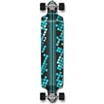 thumbnail image 1 of YOCAHER Professinal Speed Drop Down Longboard Complet Planche à Roulettes (Vague Numérique Noire), 1 of 5
