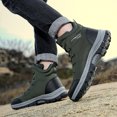 thumbnail image 6 of Mens Shoes,Outdoor Adventure Footwear Non Athletic Sport Shoes Lace Up Mountaineering Running Sneakers,Shoes for Men,Army Green,12.5, 6 of 6