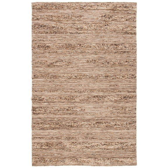 SAFAVIEH Vermont Zavanna Striped Area Rug, Brown/Beige, 5' x 8'