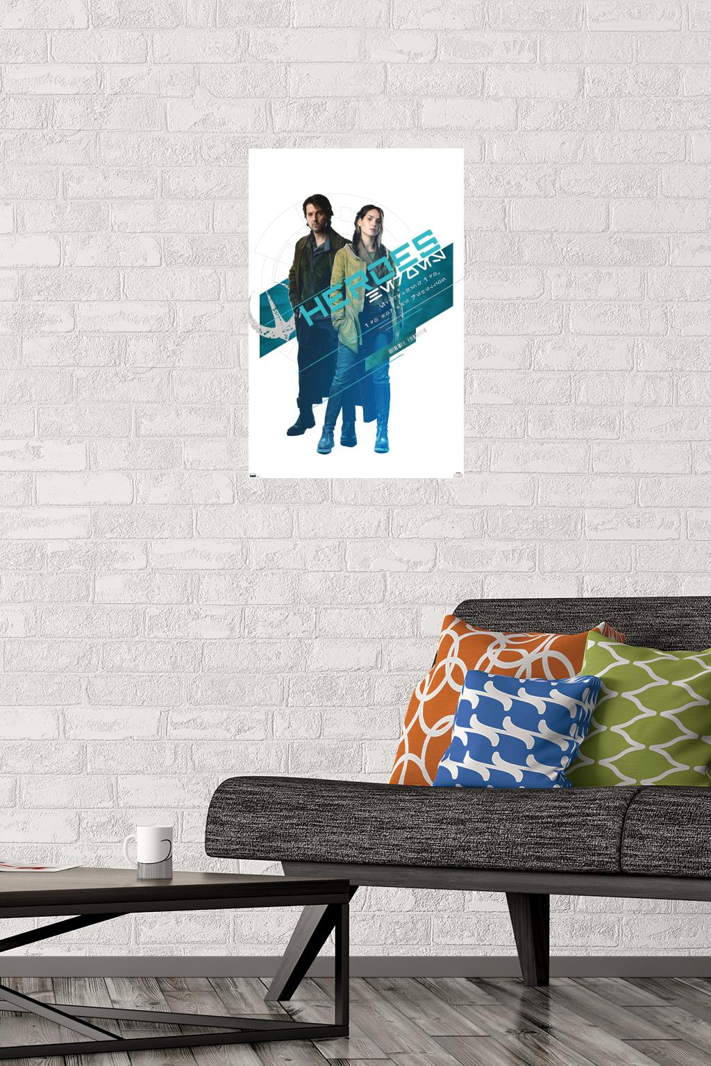 Star Wars: Andor - Heroes Wall Poster, 14.725" x 22.375"