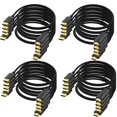 thumbnail image 1 of Cable DisplayPort a HDMI de 1,8 m, 20 unidades, cable UV chapado en oro, 1 of 9