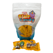 Blair CandyMilk Chocolate Peanut M&Ms Fun Sized Individual Bags - 1 lb. Resealable Candy Bag