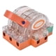 thumbnail image 4 of Interruptor de cuchilla de 3 polos CA 380 V 32 A con indicador LED, carcasa de cobre transparente, interruptor de cuchilla de desconexión de doble tiro, 4 of 14