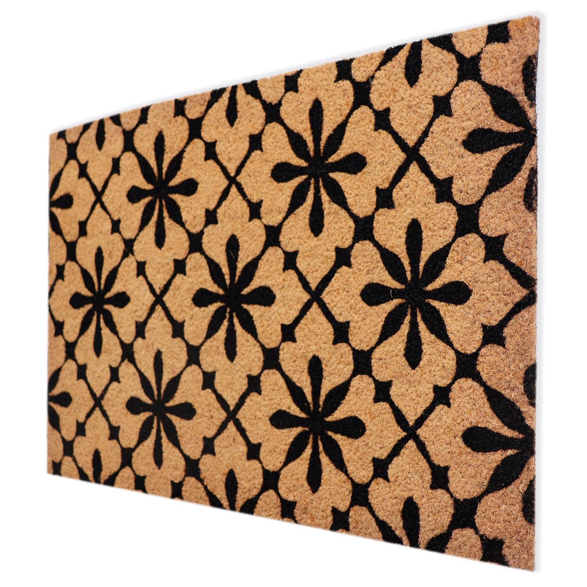 First Concept 18 in. W X 30 in. L Multi-Color Coir Door Mat